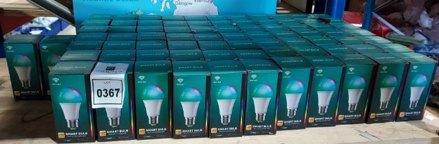 75 X BRAND NEW WIFI SMART BULB 10 W MULTI-COLOUR AND TUNABLE WHITE - VOICE CONTROL - MUSIC