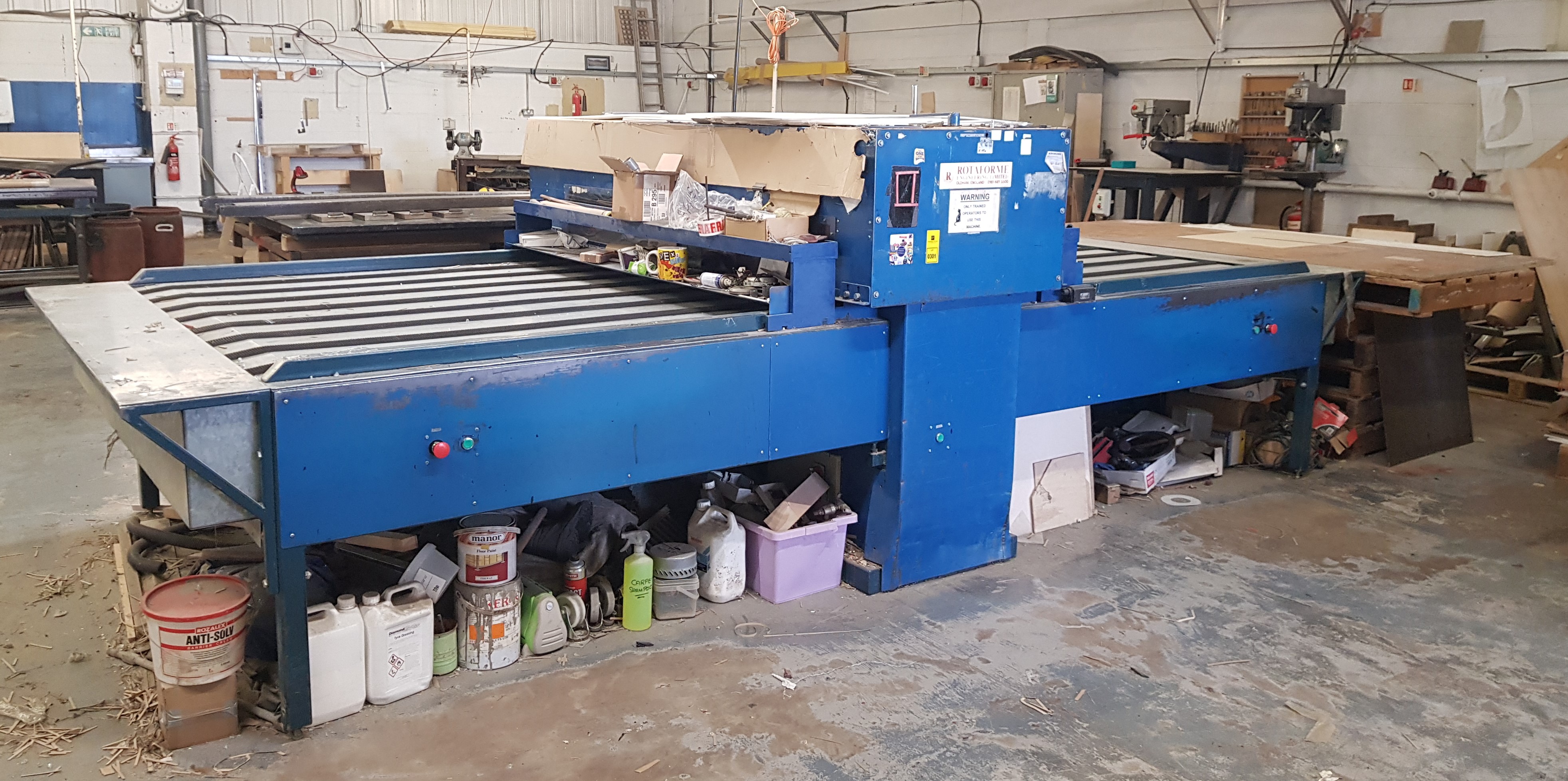 CUSTOM BUILT 70 ROTA FORM ROLLER PRESS WITH GEAR DRIVEN TOP ROLLER AND AUTO STOP FEATURE *** NOTE: