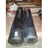 2 X LONSDALE 5 FT LEATHER PUNCH BAGS