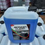 5 X BRAND NEW 10 LITRE SCREENCLEAN SUPER - HIGHLY CONCENTRATED FORMULA - STREAK FREE SHINE - SAFE
