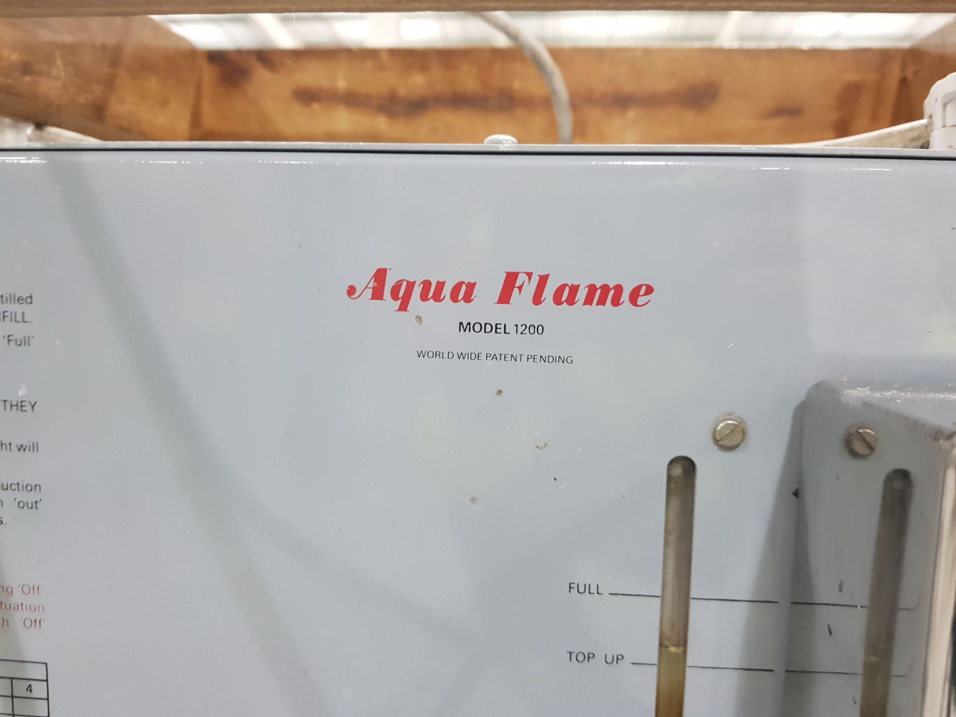 AQUA FLAME SYSTEMS COMPACT MICRO SOLDERING AND ACRYLIC FLAME POLISHING MACHINE WITH MODEL 1200 HHO - Image 3 of 5