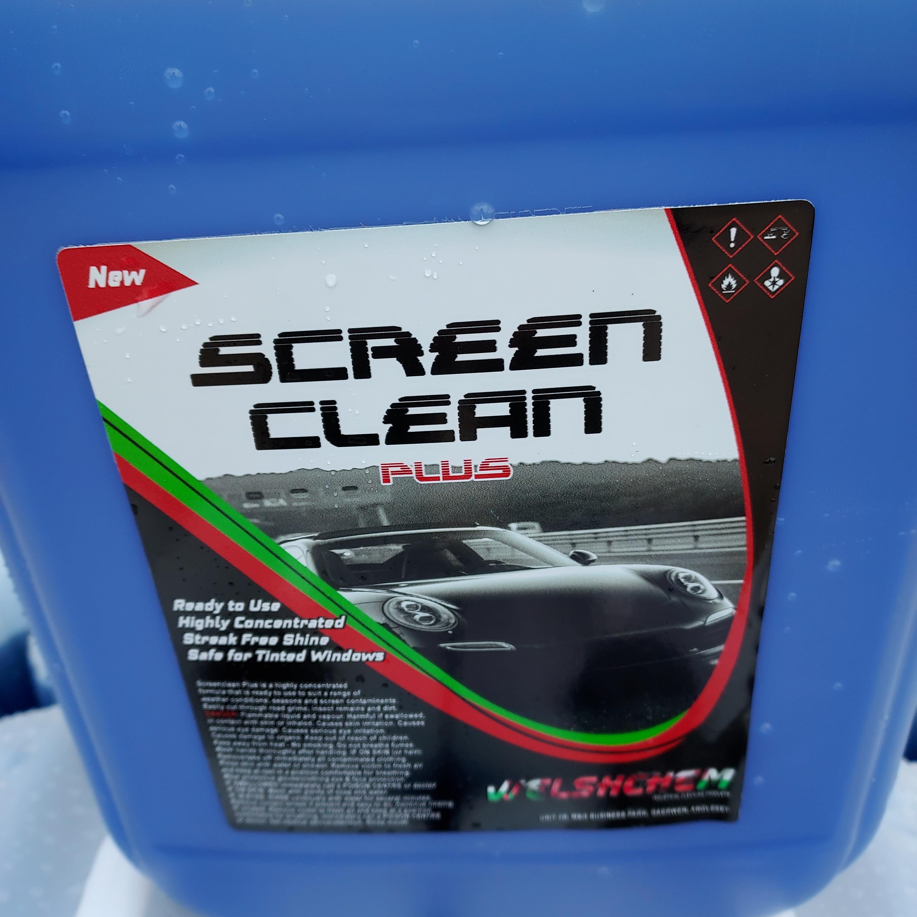 5 X BRAND NEW 10 LITRE SCREENCLEAN SUPER - HIGHLY CONCENTRATED FORMULA - STREAK FREE SHINE - SAFE - Image 2 of 2