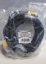 300 X BRAND NEW 18 METER CCTV SHOTGUN CABLE VIDEO RG59/POWER IN 12 BOXES