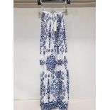 9 X BRAND NEW PISTACHIO BLUE PAISLEY SUMMER DRESS SIZE SMALL RRP £24.99 TOTAL £224.91