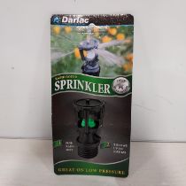 200 X BRAND NEW DARLAC RAPID MOTOR SPRINKLERS - FINE RAIN / MIST MODE - THROWS UP TO 6M - IN 1 BOX