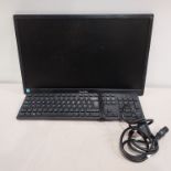 20 X PHILIPS COMPUTER MONITOR MODEL ID 223V5LSB2-10 MD - FEB 2019 WITH POWER CABLES AND 10 X