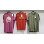 10 X BRAND NEW JACK & JONES T SHIRTS IN MIXED COLOURS SIZES MIXED XL , L , S
