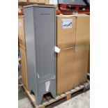 6 X BRAND NEW AQUAMODE TALL UNIT - IN DUST GREY COLOUR SIZE : HEIGHT 144 CM / WIDTH WIDTH 34.5