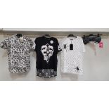 21 X PIECE BRAND NEW MIXED LOT CONTAINING 12 MIXED STYLES THREADBARE & BRAVE SOUL SHIRTS & T