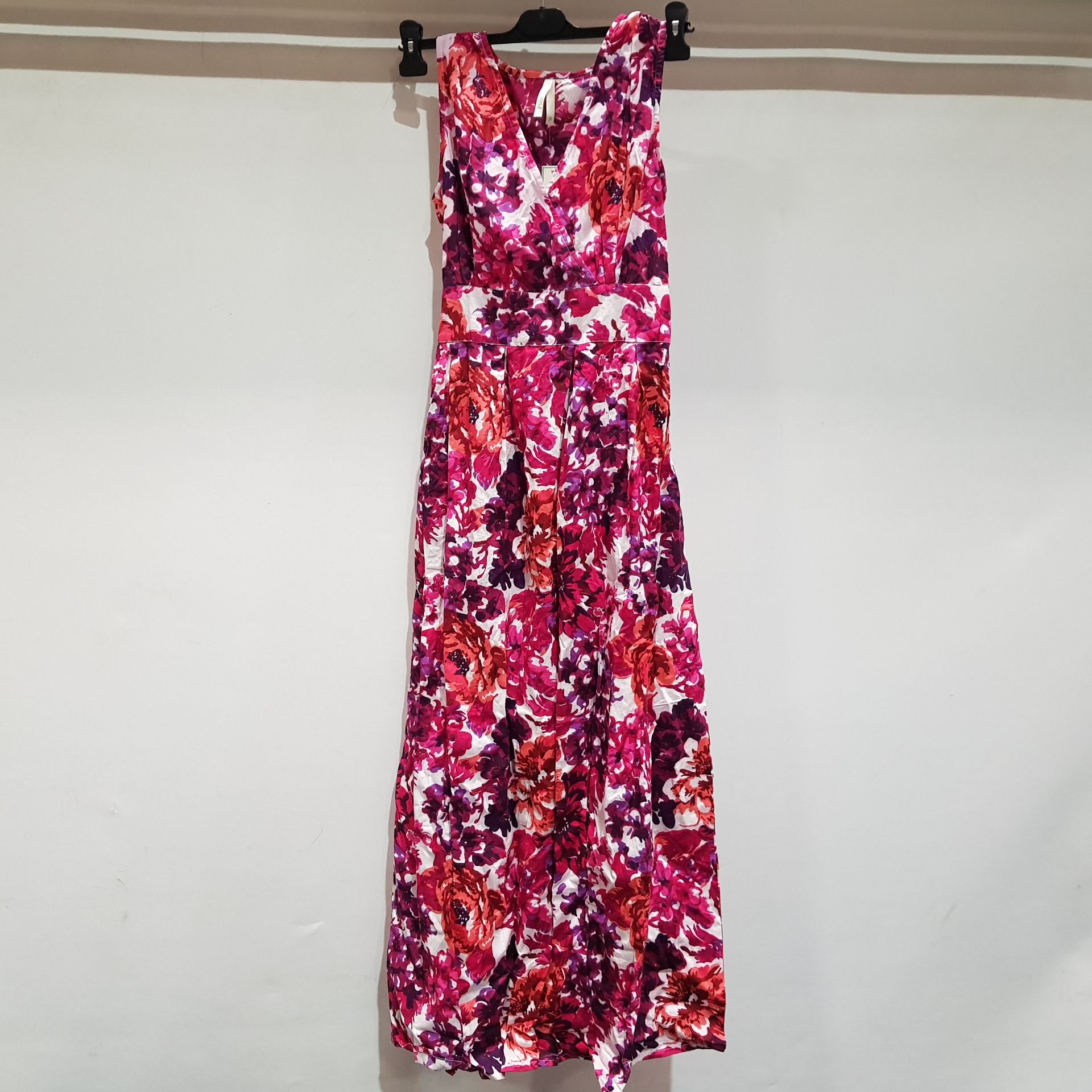11 X BRAND NEW PISTACHIO PINK FLORAL V NECK LONG SUMMER DRESS SIZE SMALL RRP £24.99 TOTAL £274.89