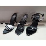 20 X BRAND NEW MIXED MISSGUIDED WOMANS SHOES TO INCLUDE BASIC BARELY THERE / WF POINTED TOE BARELY