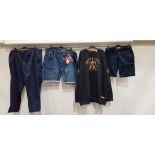 10 X BRAND NEW MIXED DUKE ITEMS 3 SWEAT TOPS CHARLESTOWN SIZE 5XL , 2 TROUSER SIZES 48S , 54 , AND 5