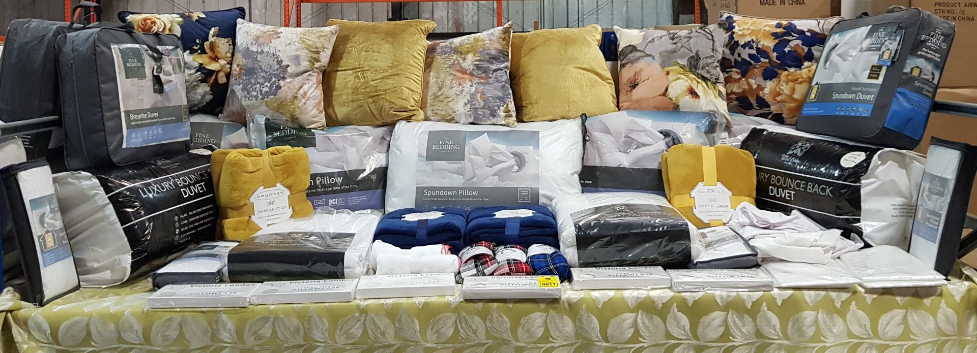 30+ BRAND NEW MIXED BEDDING LOT THIS INCLUDES LUXURY BOUNCE BACK DUVET'S SIZE KING SIZE 230 X