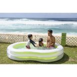 7 X BRAND NEW JILONG GIANT FIGURE OF 8 POOL - 2 INFLATABLE RINGS FOR STABLE AND SECURE POSITION (