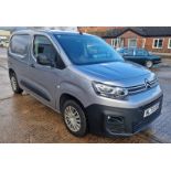 GREY CITROEN BERLINGO 650 EN-PRISE BHD DIESEL PAN VAN 1500CC FIRST REGISTERED 30/9/2020 REG: ML70UXB