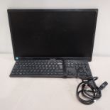 20 X PHILIPS COMPUTER MONITOR MODEL ID 223V5LSB2-10 MD - FEB 2019 WITH POWER CABLES AND 10 X