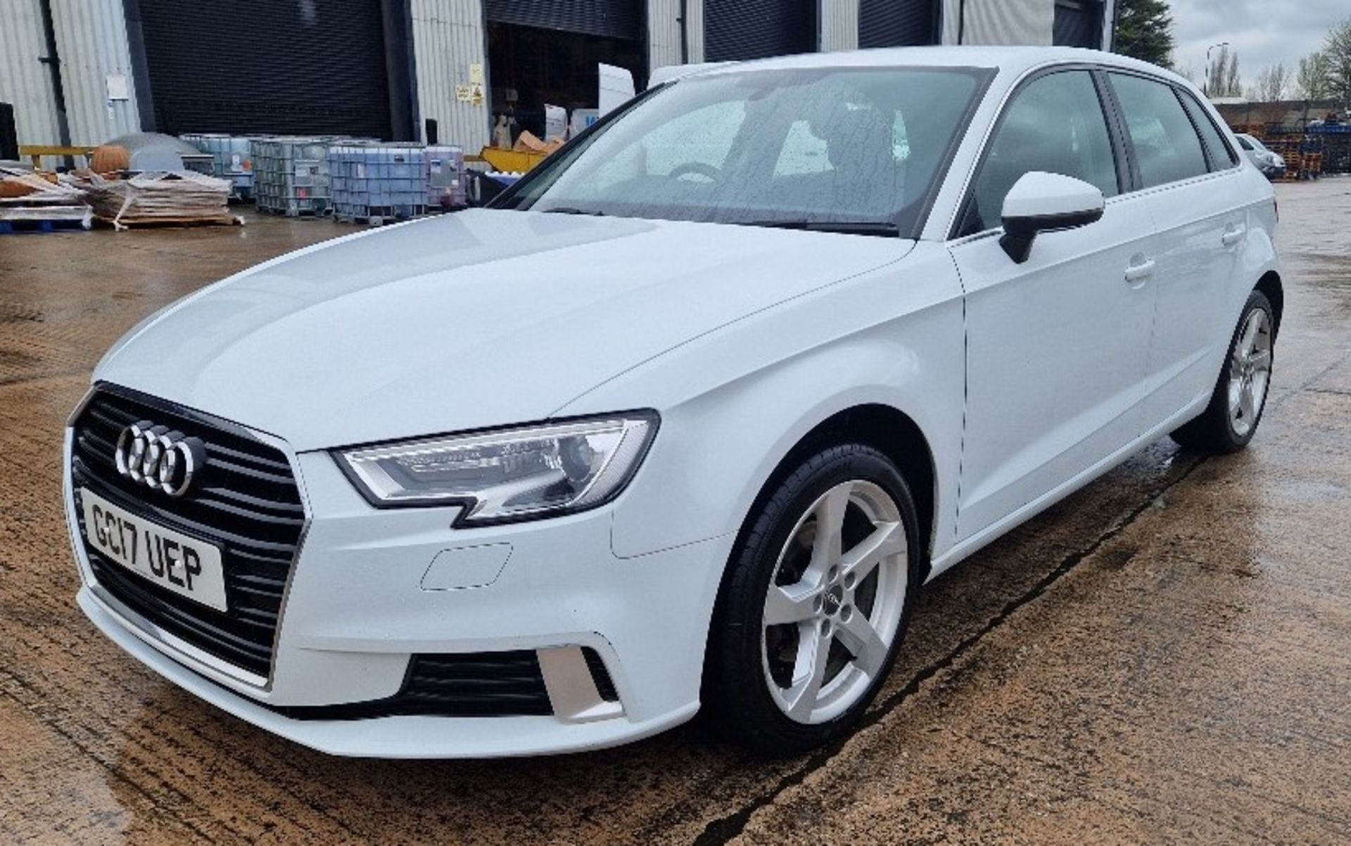 WHITE AUDI A3 SPORT TDI S-A (DIESEL), REG NO: GC17 UEP MILEAGE: 141,263 ENGINE SIZE: 1968CC 1ST - Image 2 of 9