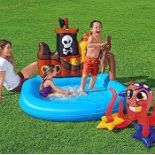 6 X BRAND NEW BESTWAY SHIPS AHOY PLAY CENTRE INFLATABLE POOLS - WITH OCTOPUS RING TOSS GAME (1.40