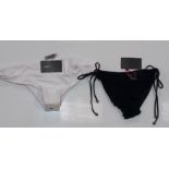 100 X BRAND NEW MIXED CLOTHING LOT CONTAINING SOUTH BEACH MIX AND MATCH HIPSTER BIKINI BOTTOMS /