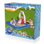 6 X BRAND NEW BESTWAY LIFEGUARD TOWER PLAY CENTRE POOL - WATER TOWER SPAYER - REMOVABLE SLIDE WITH