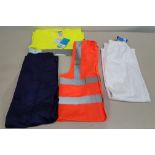 30 X PIECE BRAND NEW MIXED LOT CONTAINING PORTWEST PRESTON TROUSERS IN BLACK SIZE 34 , PORTWEST HI-