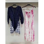 10 X BRAND NEW DESIGNER SOUTH BEACH DRESSSES 6 X IN NAVY SIZE MEDIUM 4 X IN PINK SIZE SMALL RRP £