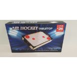 48 X BRAND NEW AIR HOCKEY TABLETOP GAME - INCLUDES 2 PUCKS AND 2 PUSHERS SIZE : 48 CM X 28 CM X 6.