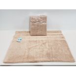 20 X BRAND NEW MUSBURY SOFT 'N' DRY BATH TOWELS IN MOCHA COLOUR (SIZE : 100 X 150 CM ) - IN 1 BOX