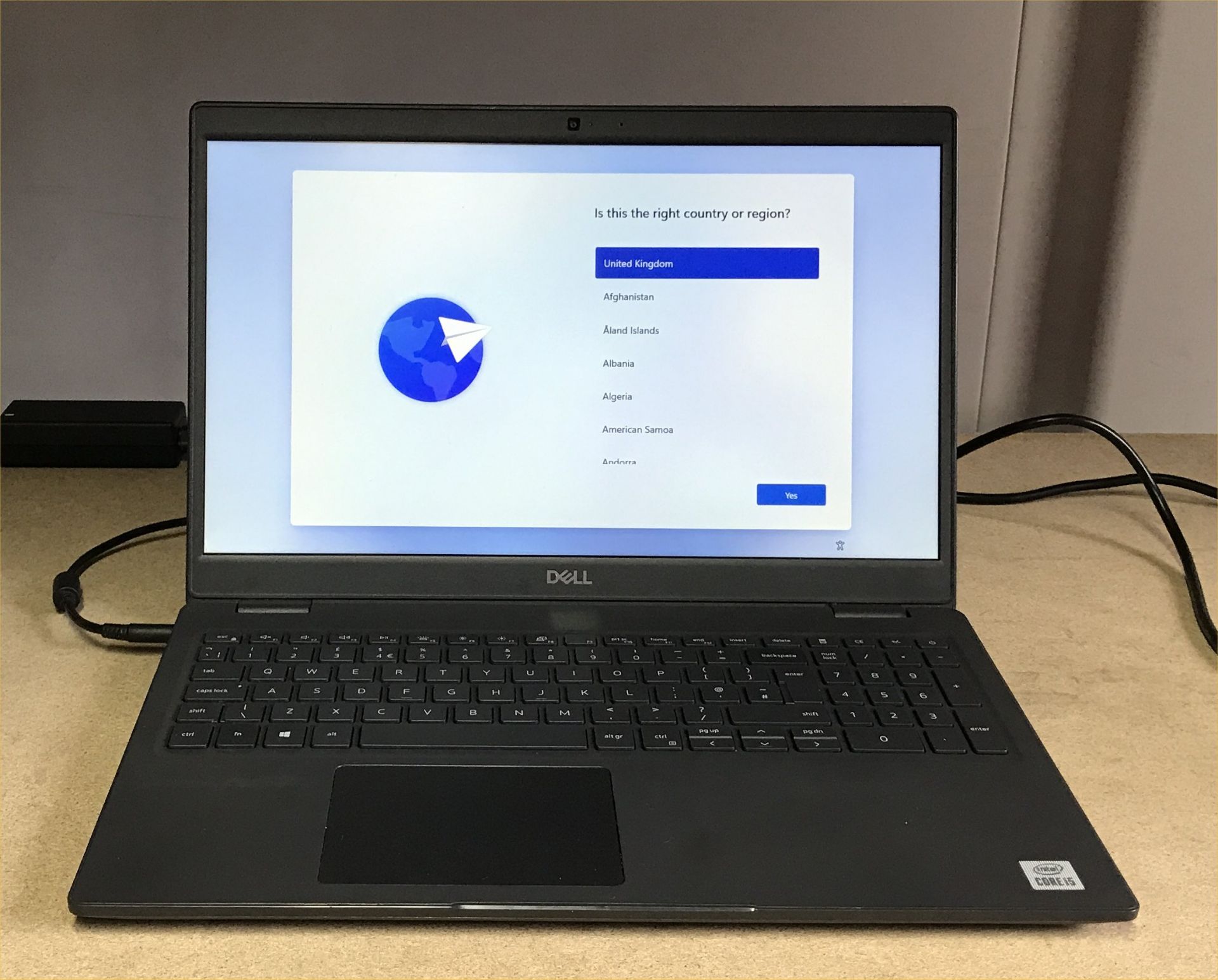 DELL LATITUDE 3510 LAPTOP, INTEL i5-10210U CPU, 8GB RAM, 1TB HDD WITH CHARGER (DATA WIPED &