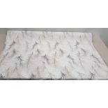 1 X ONE ROLL OF JACQUARD CURTAIN FABRIC BRAND - ILIV DESIGN - FEATHER BOA COLOURWAY - PUTTY 137 CM