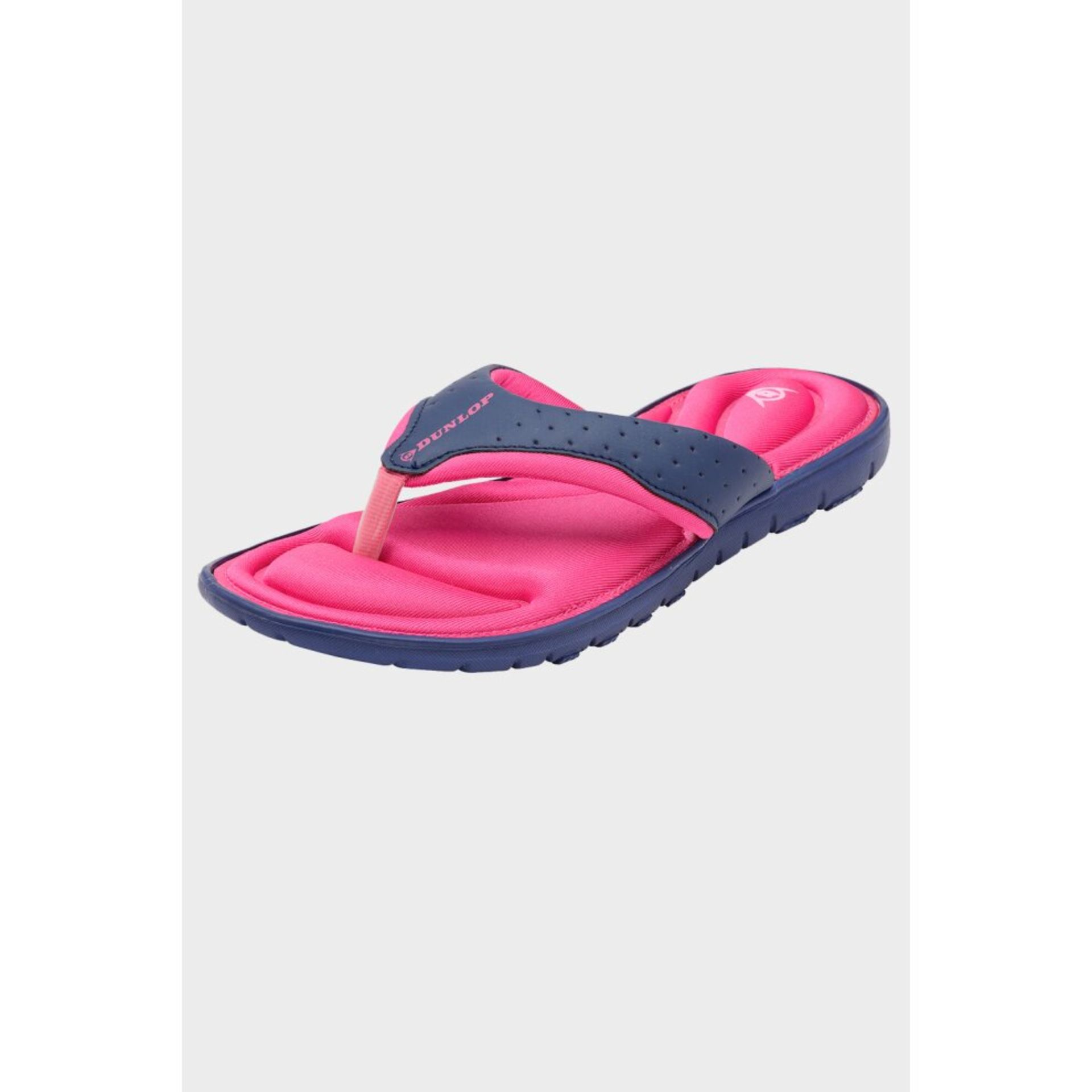 12 X BRAND NEW DUNLOP MEMORY FOAM CUSHIONED TOE POST FLIP FLOPS - (DLP505 ) - ALL IN NAVY/ - Image 3 of 3