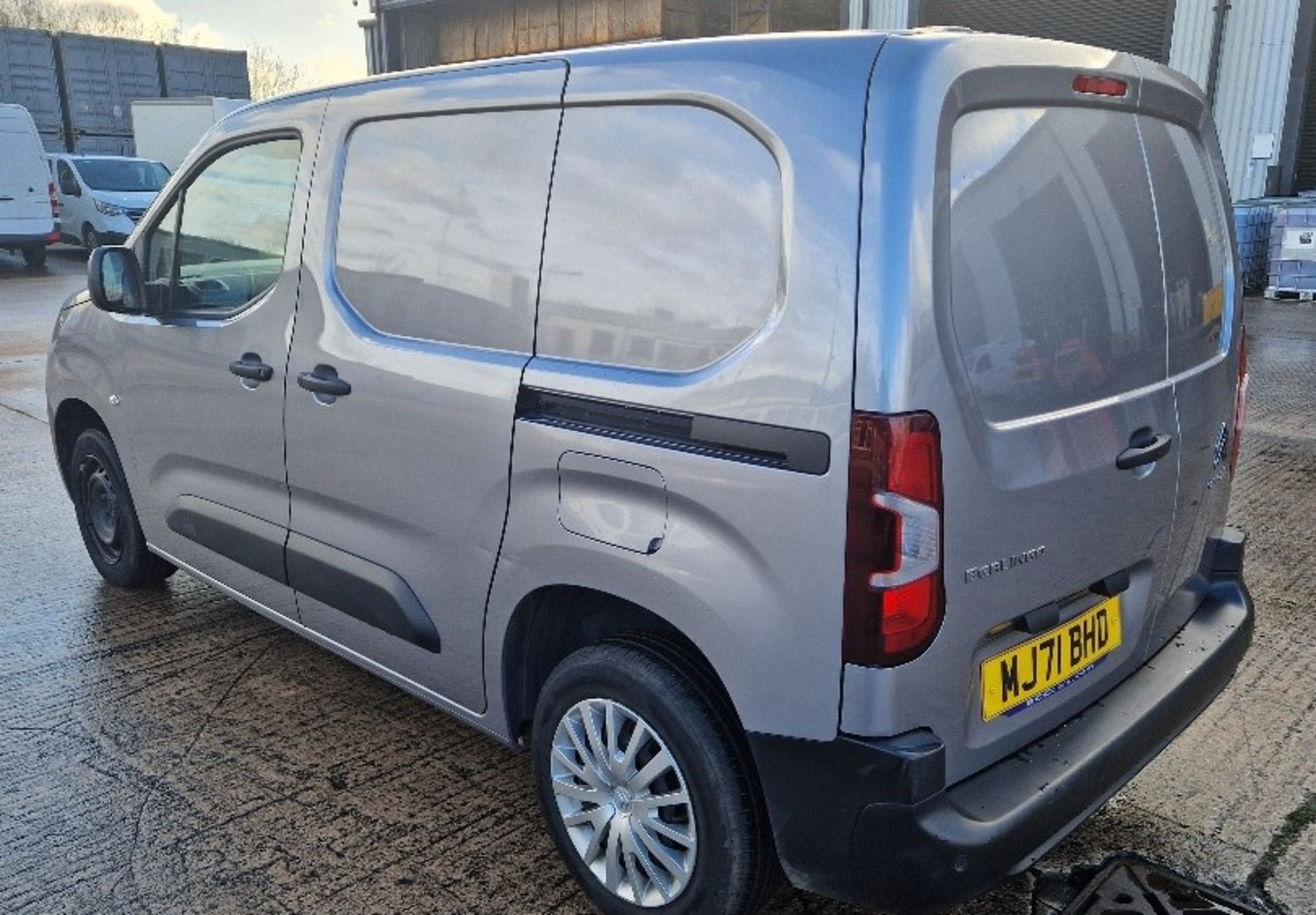 GREY CITROEN BERLINGO 650 EN-PRISE PRO DIESEL PANEL VAN 1500CC FIRST REGISTERED 29/10/21 REG: - Image 4 of 8