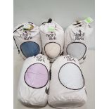 5 X BRAND NEW NIGHT LARK COVERLESS DUVET'S 3 SIZE KING 10.5 TOG 2 IN CLOUD GREY AND 1 TWILIGHT
