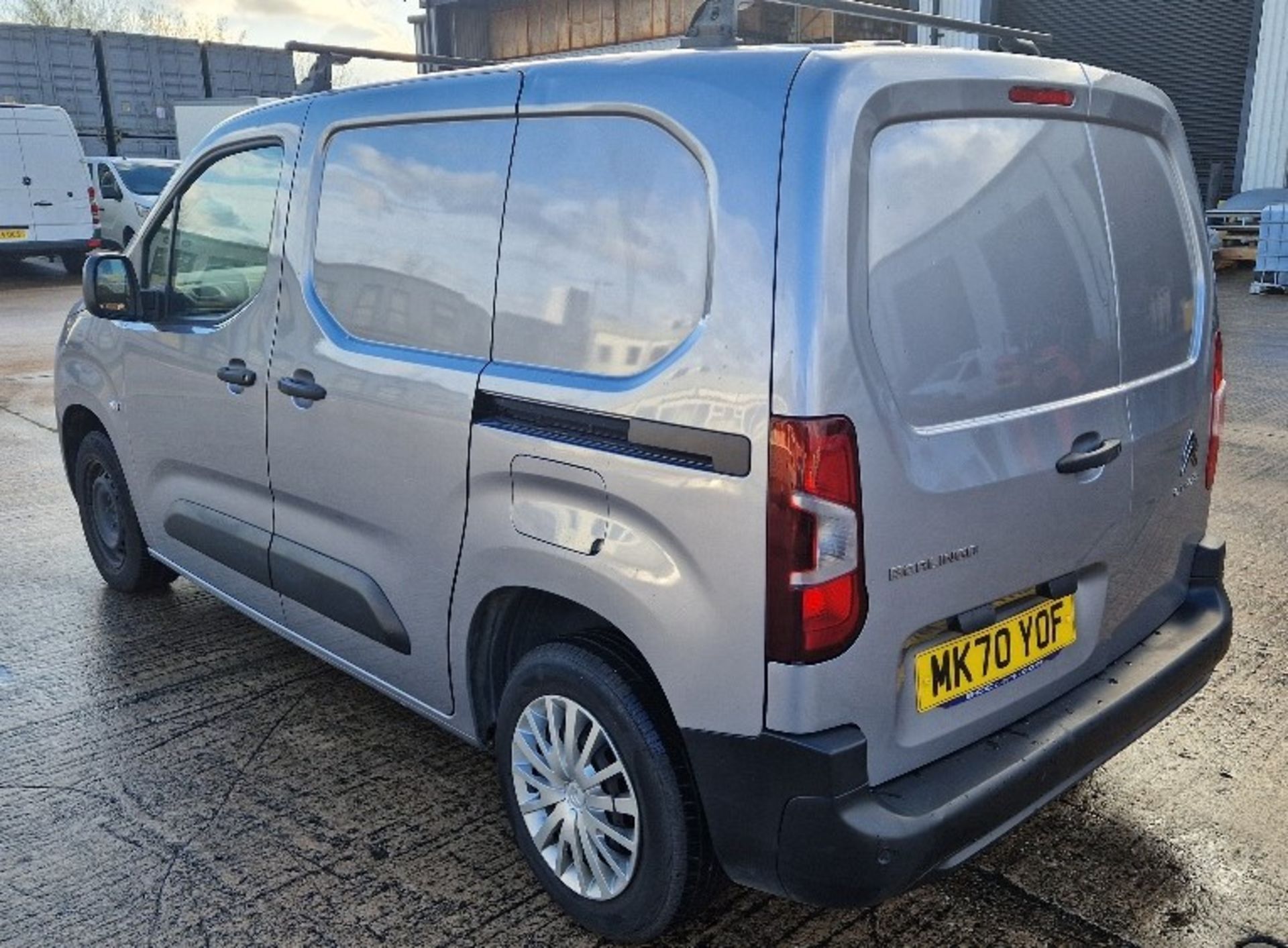 GREY CITROEN BERLINGO 650 EN-PRISE BHD DIESEL PANEL VAN 1500CC FIRST REGISTERED 30/9/2020 REG: - Image 4 of 8