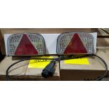 20 X BRAND NEW TOWBAR ELECTRIC TEST LIGHT BOARDS 610MM G/W LED LIGHTS - IN 4 BOXES