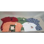 25 X PIECE MIXED LOT CONTAINING 15 MIXED THREADBARE SHIRTS & TSHIRTS IN MIXED SIZES AND STYLES ,
