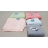 50 X BRAND NEW MIXED MUSBURY SUPERSOFT N DRY BATH / HAND / FACE TOWELS - ALL IN VARIOUS COLOUR IN