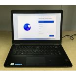 DELL LATITUDE E7470 LAPTOP, INTEL I7-6600U CPU, 8GB RAM, 256GB SSD, DATA WIPED WITH WINDOWS 11