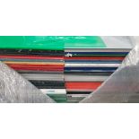 3/4 PALLET OF ACRYLIC PERSPEX CLEAR & OPAQUE 600MM SQUARE OFFCUTS IN VARIOUS COLOURS &