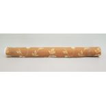 1 X ROLL OF FABRIC IN BROWN AND WHITE FLORAL DESIGN - THE LENGTH 31M - £12.99 / M - TOTAL £402.69