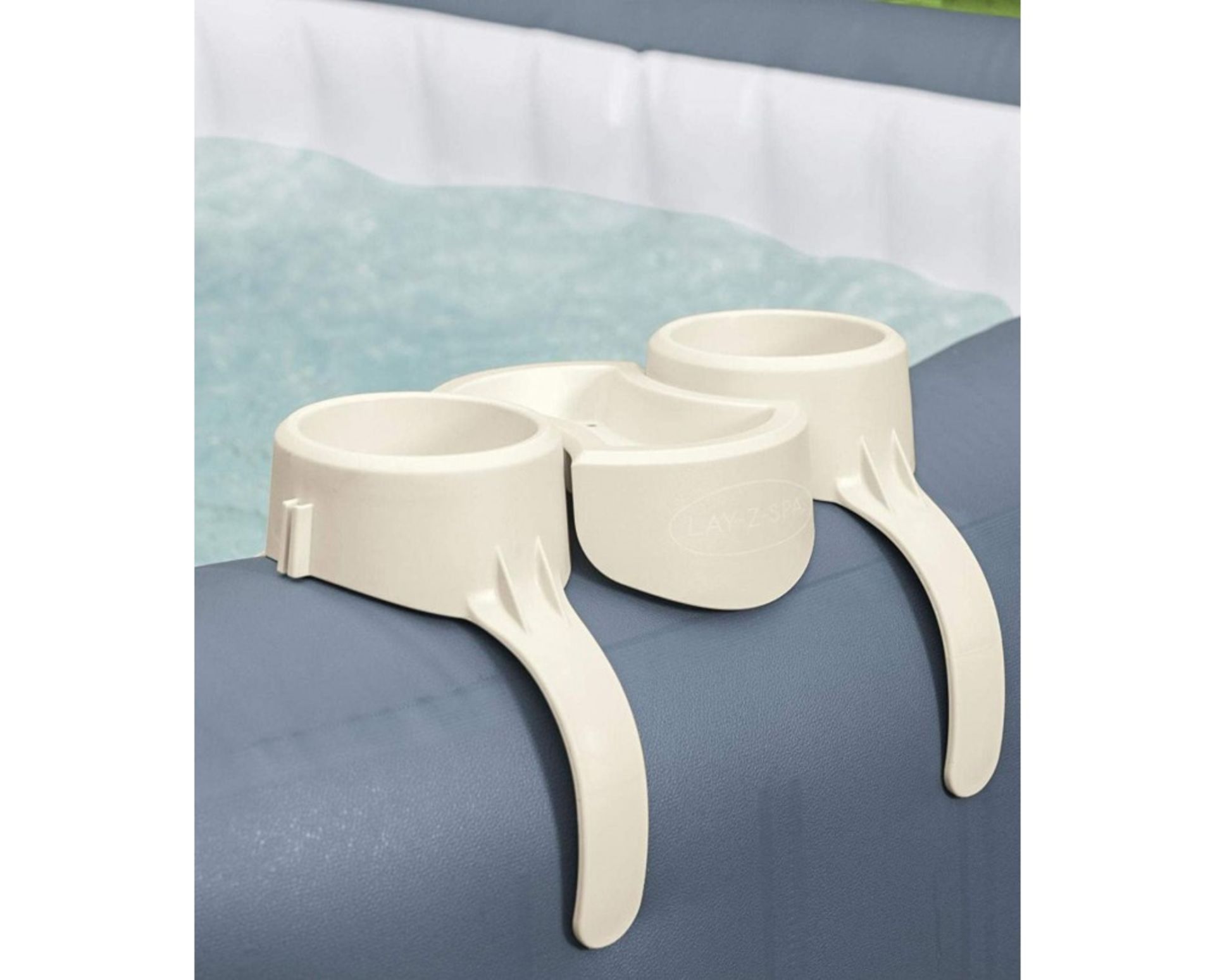 26 X BRAND NEW LAY-Z-SPA EXTRAS HOT TUB DRINKS HOLDER AND SNACK TRAY - CLIPS ON ANYWHERE ON TOP OF - Image 3 of 4