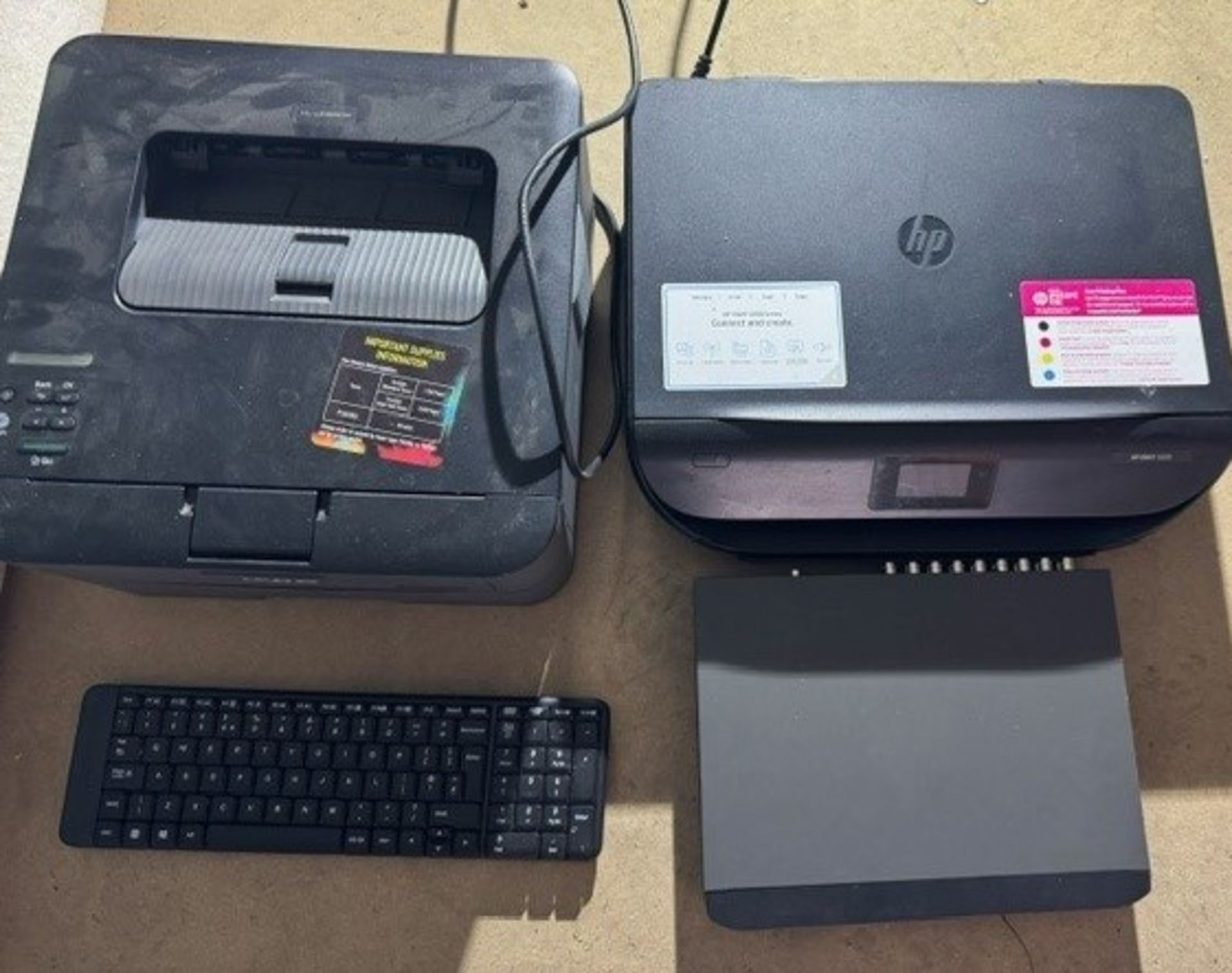 2 X EPOS AURES REGISTER SYSTEMS WITH LEADS, EPSON MINI PRINTER, HP 5020 PRINTER, BROTHER HL-L2365 DN - Image 2 of 2