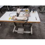 1 X DIAMOND ( ZJ101) BLINDSTITCH SEWING MACHINE - WITH FOOT PEDAL AND TABLE