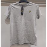 16 X BRAND NEW KIDS LYLE & SCOTT T SHIRT IN GREY SIZE 9-10 YEARS