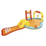 2 X BRAND NEW BESTWAY LIL CHAMP POOL PLAY CENTRE - INCLUDES POOL / SLIDE / 6 BOWLING PINS /