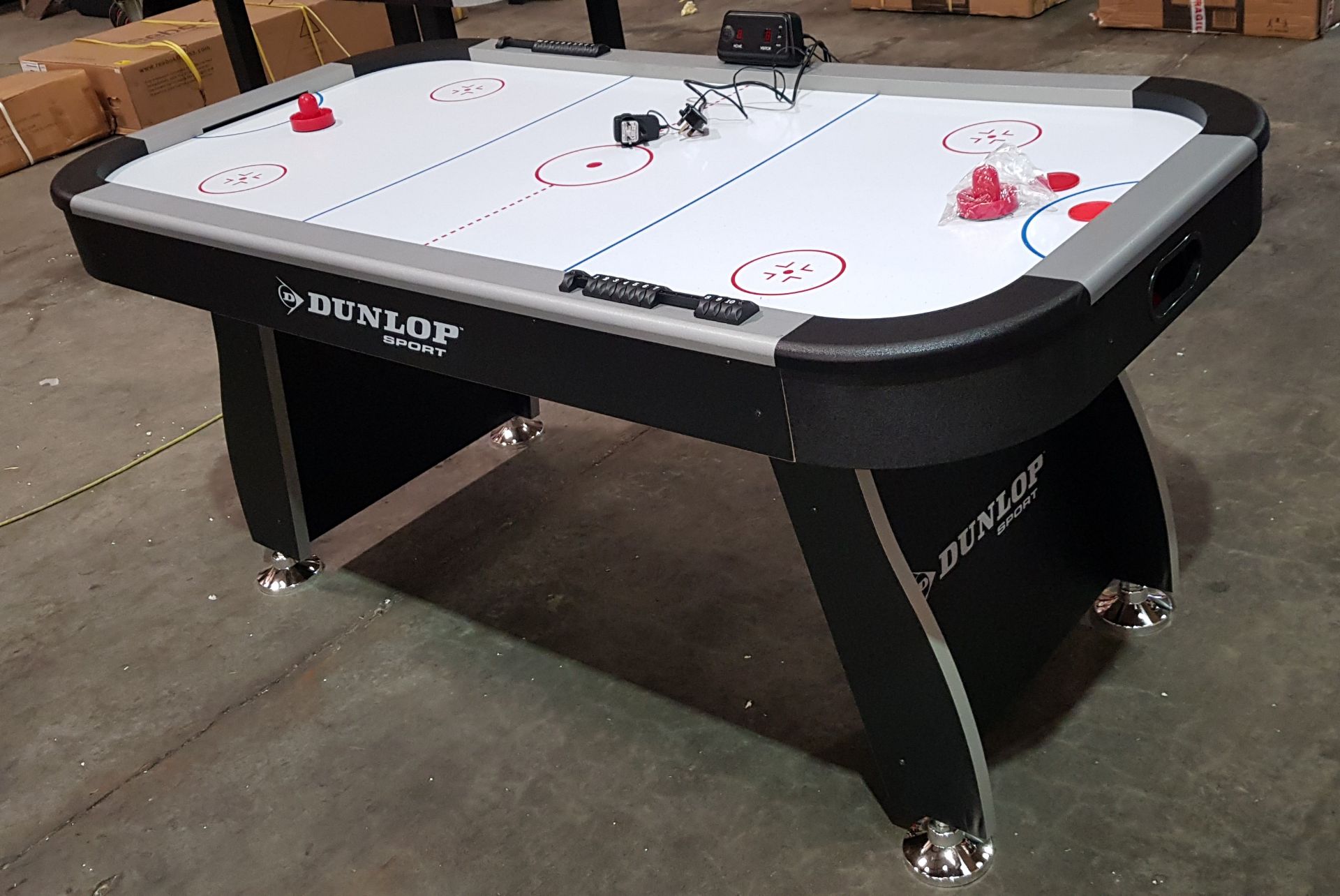 1 X BRAND NEW DUNLOP 6FT AIR HOCKY TABLE.