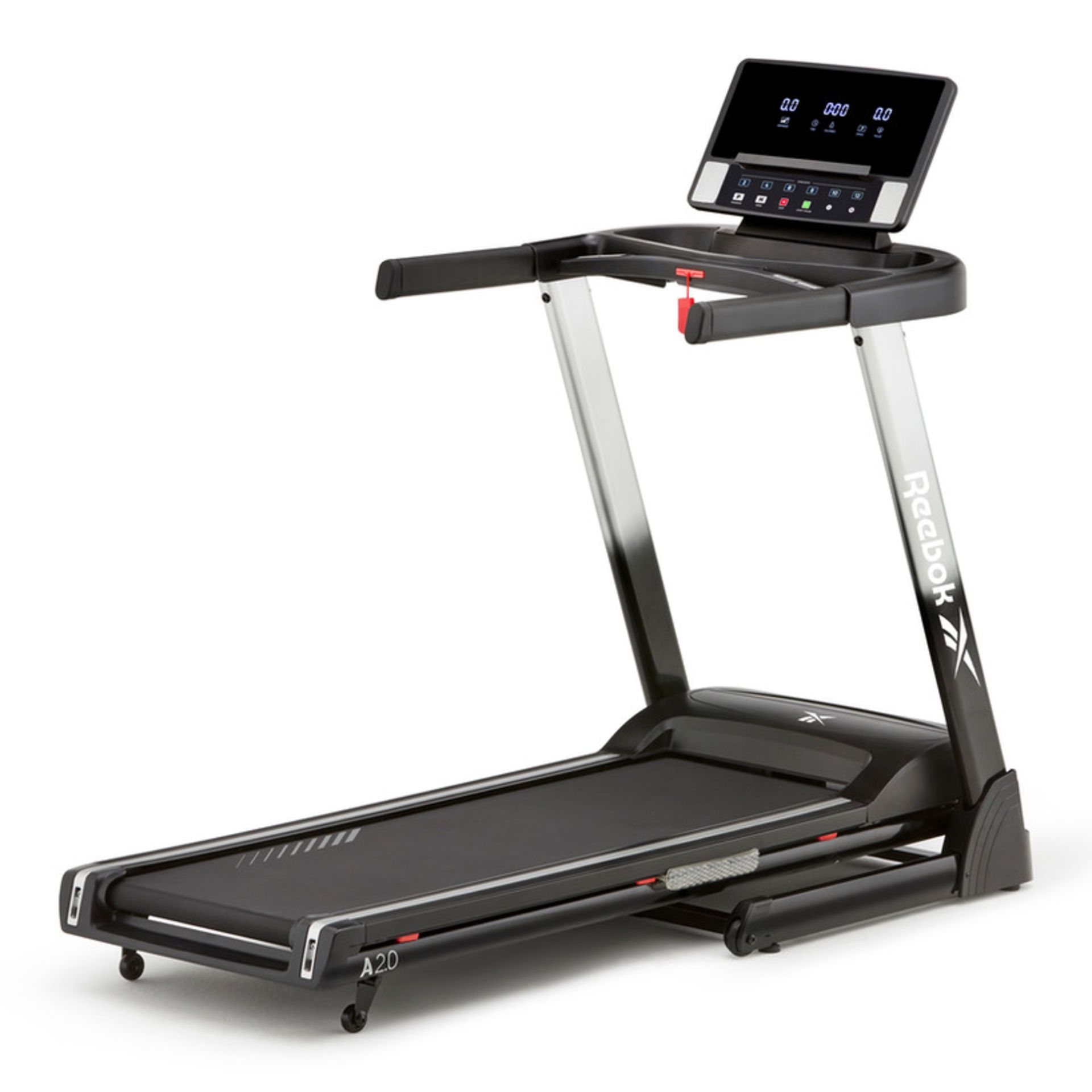 1 X BRAND NEW FACTORY SEALED REEBOK A2 TREADMILL 00 IN SILVER GROSS WEIGHT 75KG (NOTE BOX SLIGHTLY