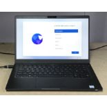 DELL LATITUDE 7410 LAPTOP, INTEL I5-1021U CPU, 8GB RAM, 256GB SSD, DATA WIPED WITH WINDOWS 11