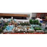 100 + PIECE BRAND NEW MIXED PREMIER SUMMER / GARDEN LOT CONTAINING VARIOUS WOODEN HANGING DISPLAY