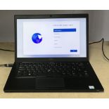 DELL LATITUDE 7480 LAPTOP, INTEL I7-7600U CPU, 8GB RAM, 256GB SSD, DATA WIPED WITH WINDOWS 11